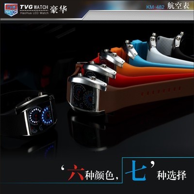 工廠批發塑料LED運動手表 優質價格，觸屏新體驗